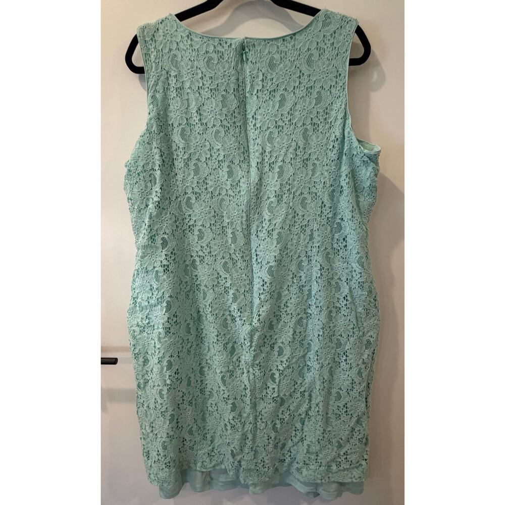 Ralph Lauren Plus Size Cocktail Dress Elegant Garden Party Slimming Flattering - Picture 2 of 8